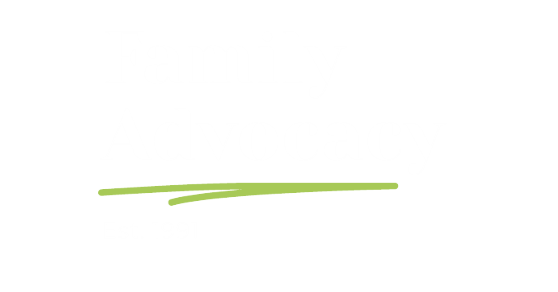 White FA text on transparent background